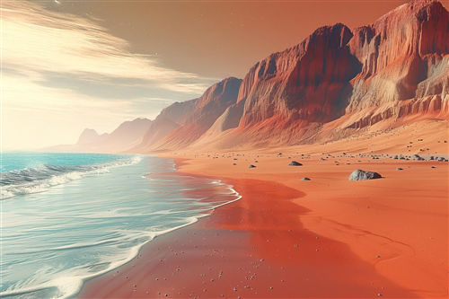 ചൊവ്വയിൽ ഏതാണ്ട് 350 വർഷം പഴക്കമുള്ള കടൽ തീരം കണ്ടെത്തി 